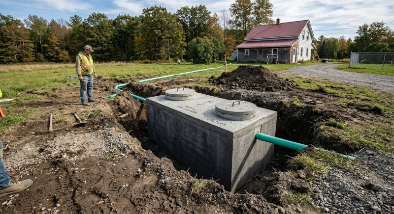 Sewage Tank Installation in Denver, CO